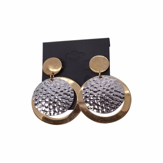 Pendiente extraordinario de aleación de joyería de moda con colgante ovalado